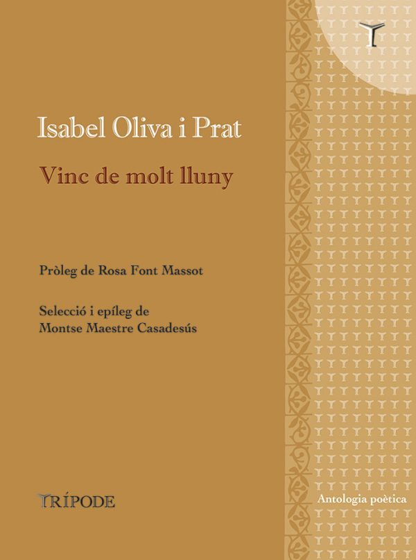 Isabel Oliva i Prat. Vinc de molt lluny